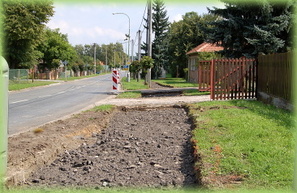 I. etapa výstavby chodníku